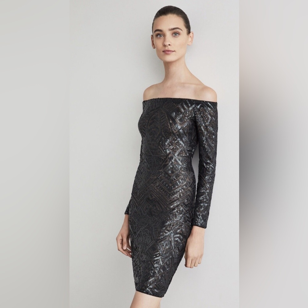 BCBG Eunice Sequined Dress NWOT